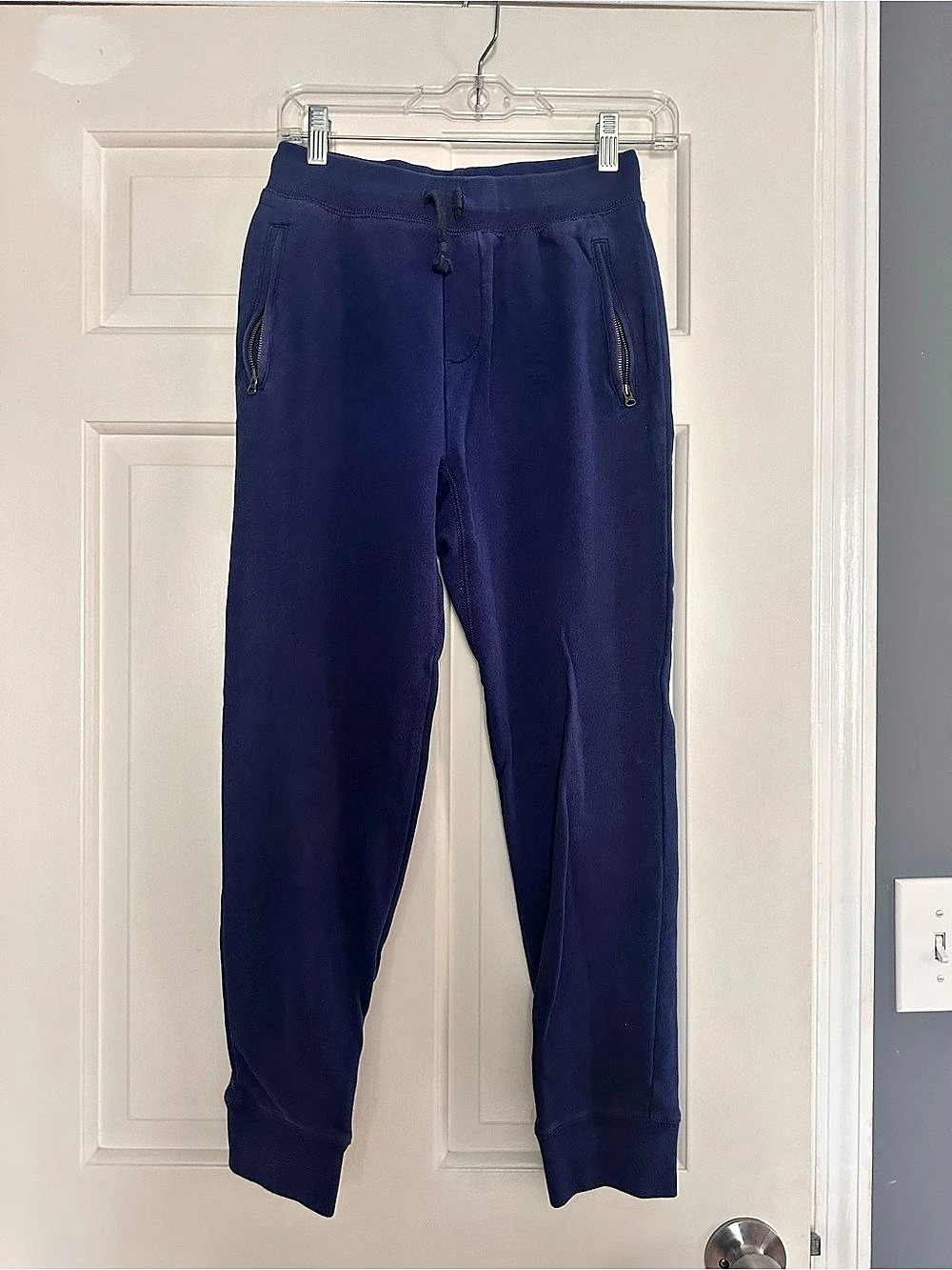 Crewcuts Boys Zip-Pocket Sweatpants Joggers Blue Size 14